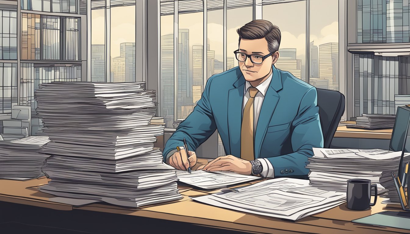 A forensic accountant meticulously examines financial records, uncovering hidden fraud and errors, while instilling confidence in clients