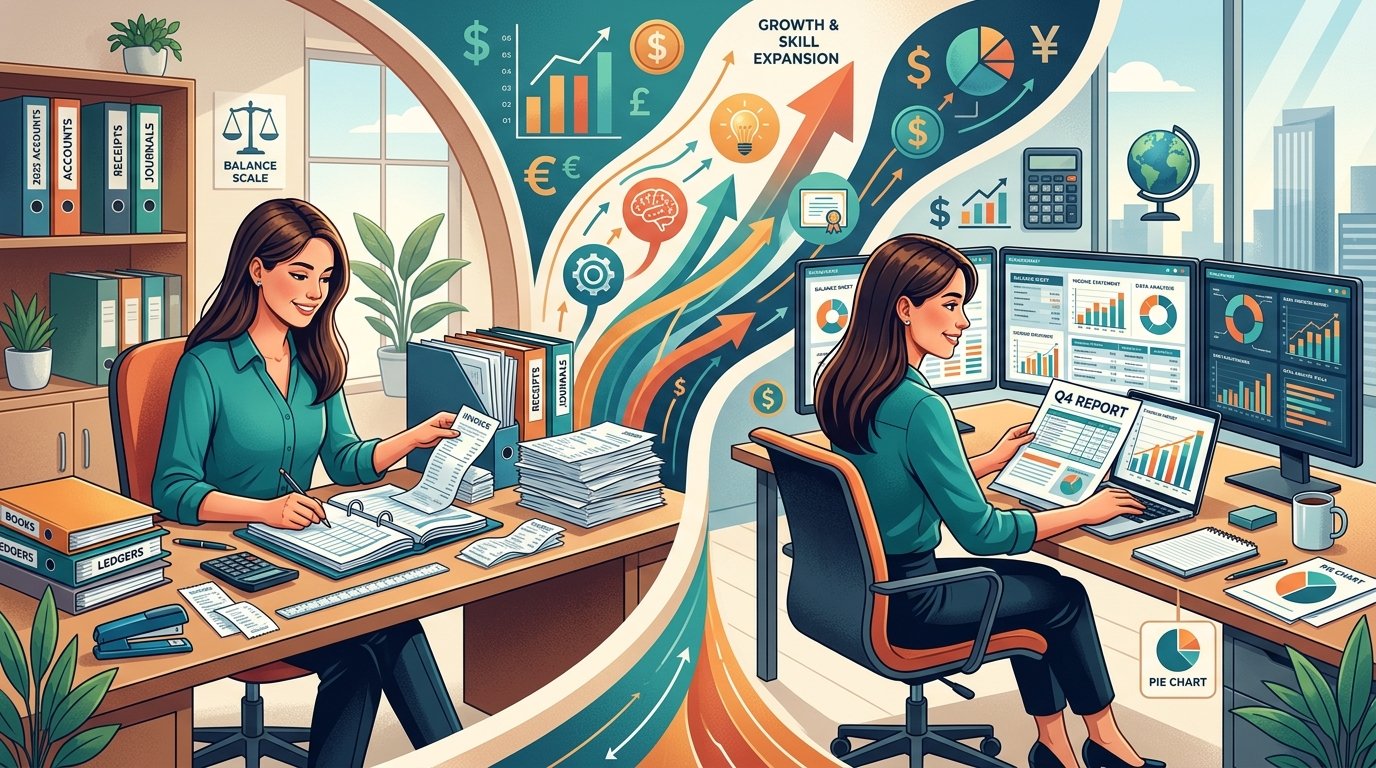 Scaling Your Skills: Transitioning from Bookkeeper to Accountant for Career Growth