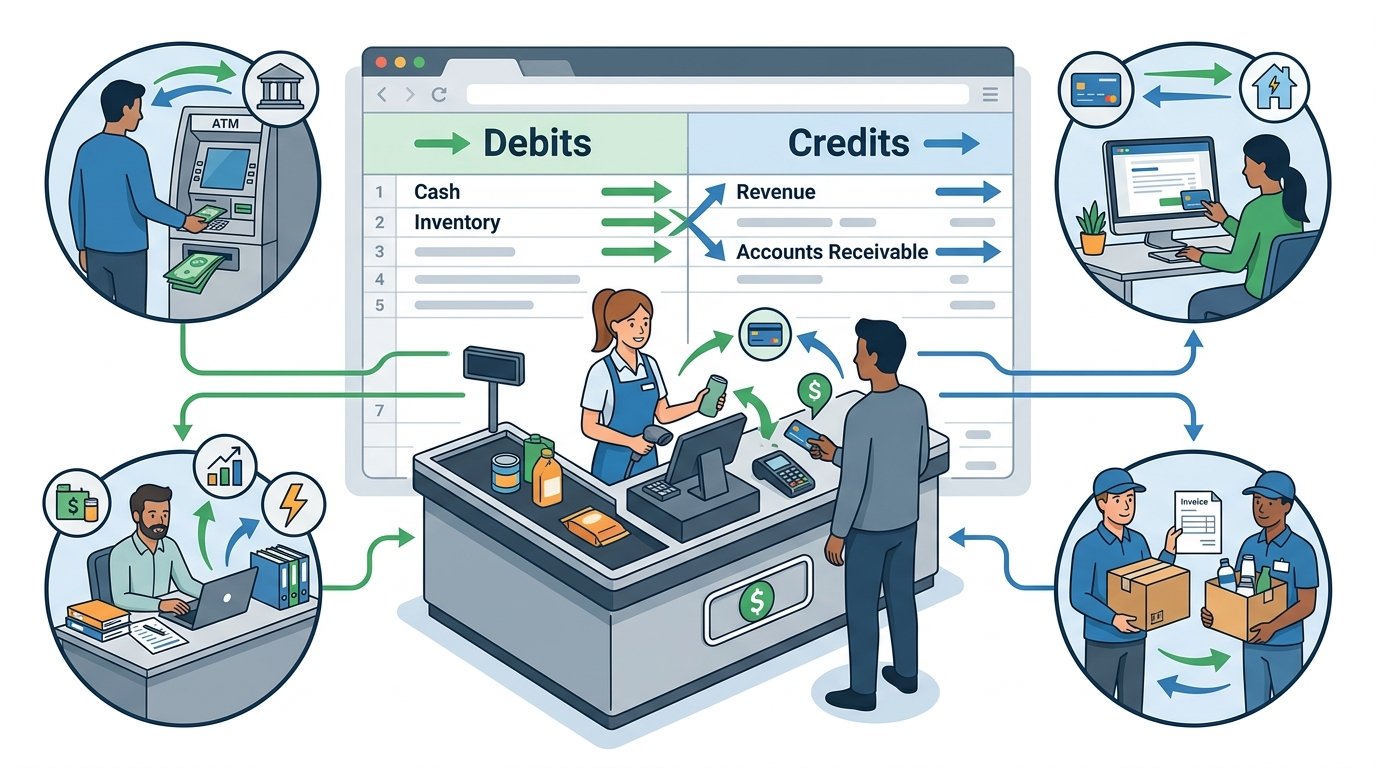 Real-World Examples of Debits and Credits: Everyday Accounting Scenarios