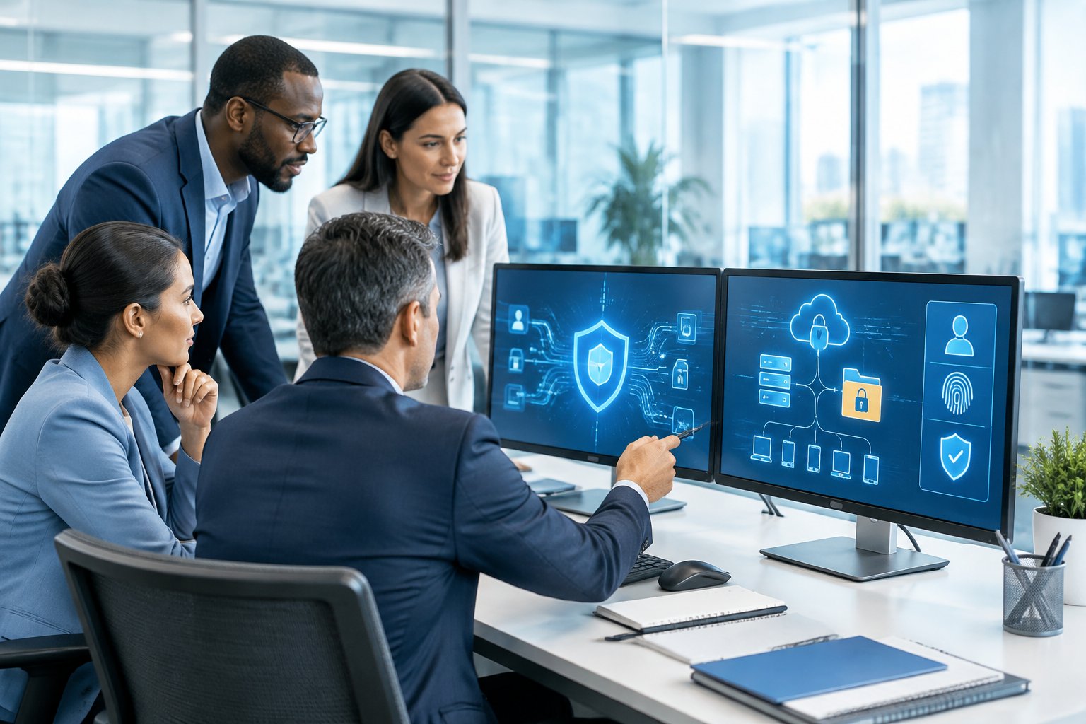 Setting Up Secure Workflows to Protect Client Financial Data