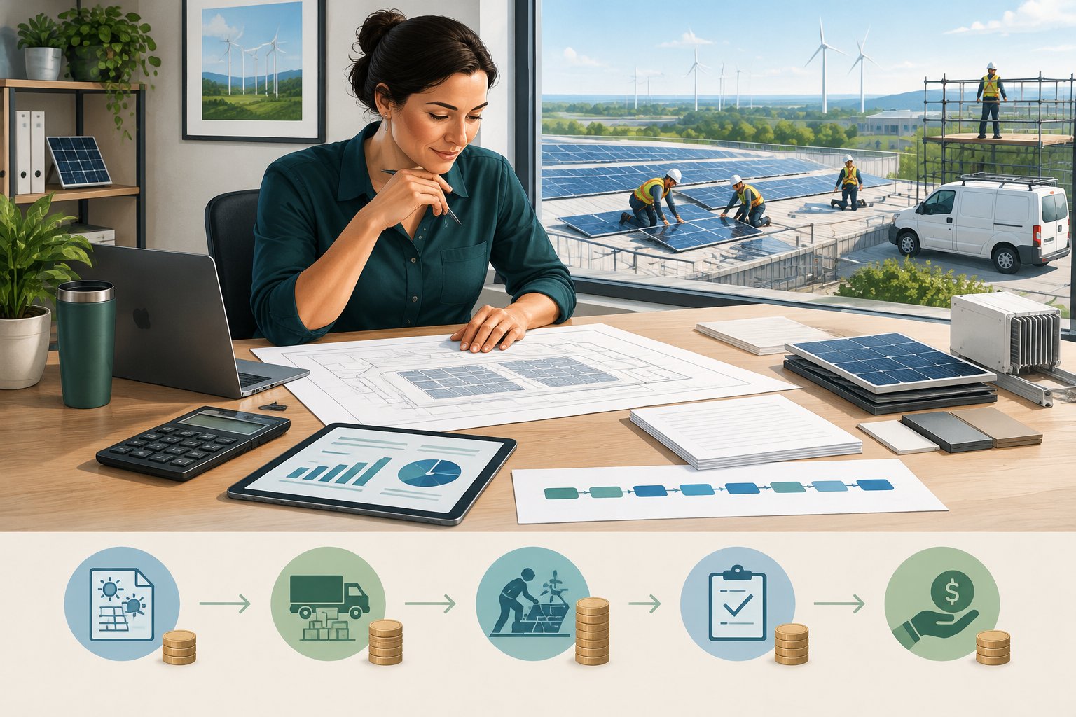 Starting a Renewable Energy Installation Business: Cash Flow